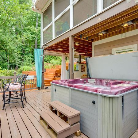 Creekside Hendersonville Haven Hot Tub And Fire Pit Exterior foto
