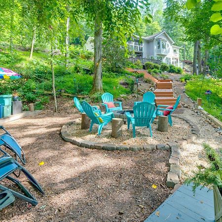 Creekside Hendersonville Haven Hot Tub And Fire Pit Exterior foto