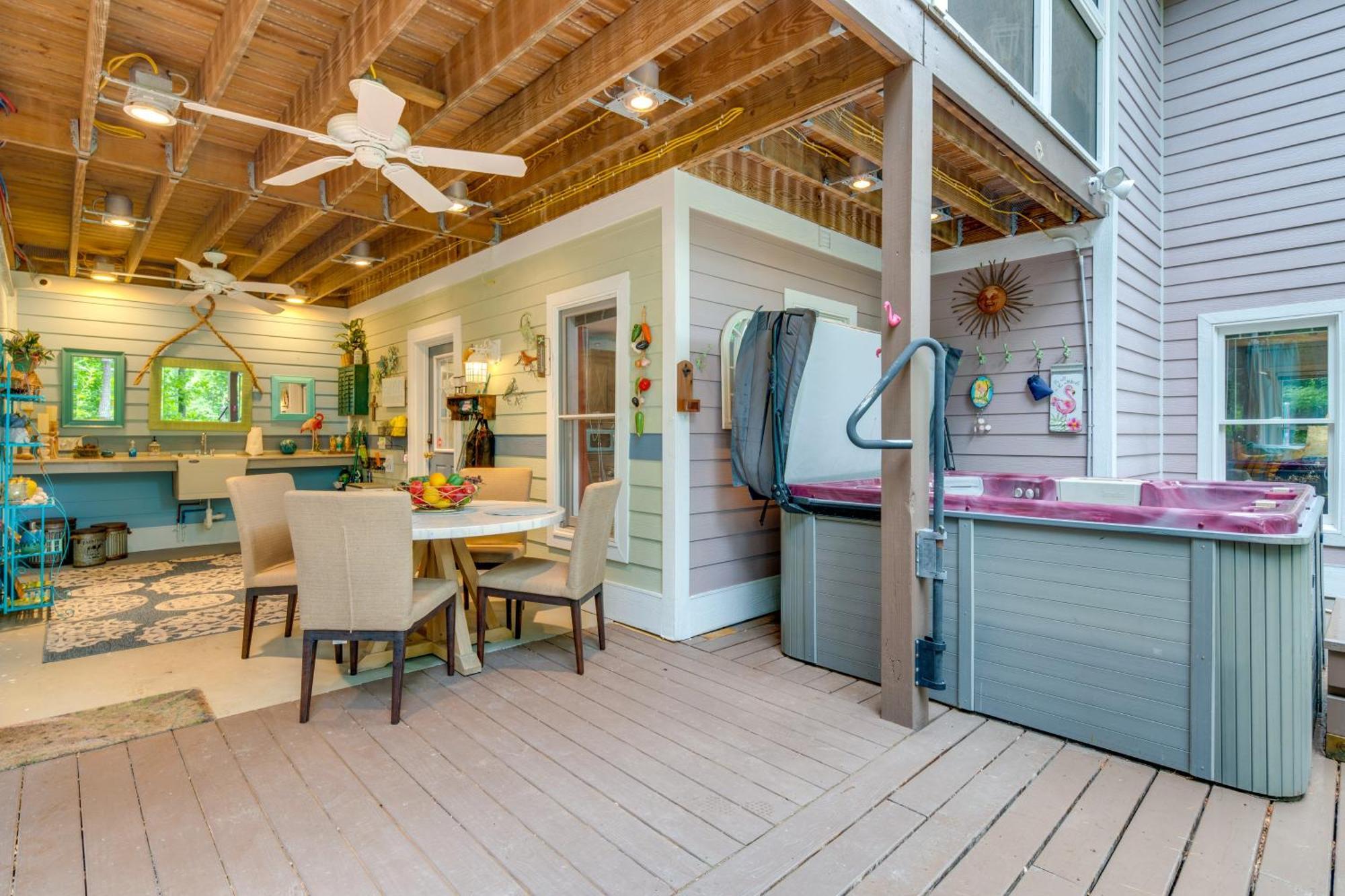 Creekside Hendersonville Haven Hot Tub And Fire Pit Exterior foto