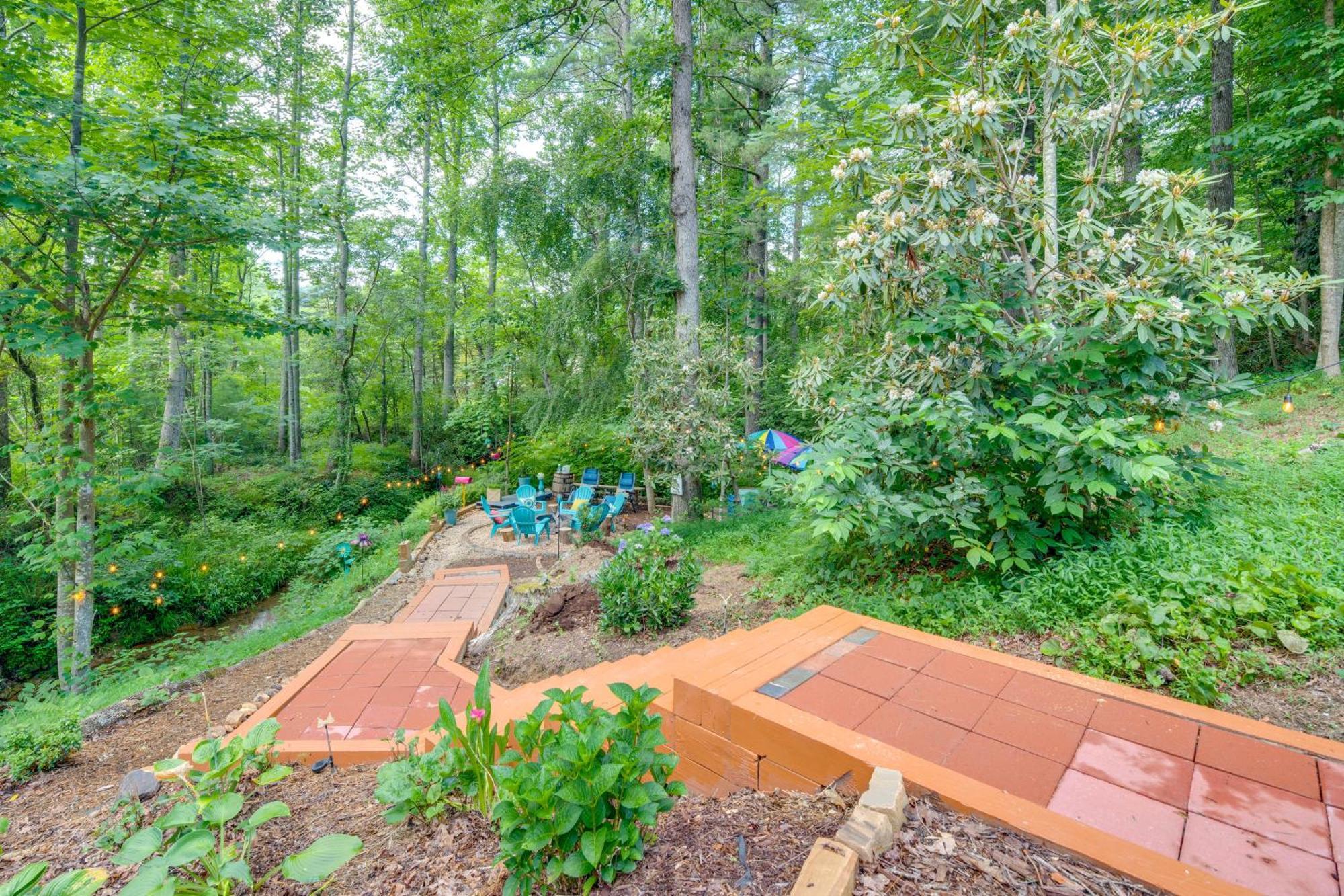 Creekside Hendersonville Haven Hot Tub And Fire Pit Exterior foto